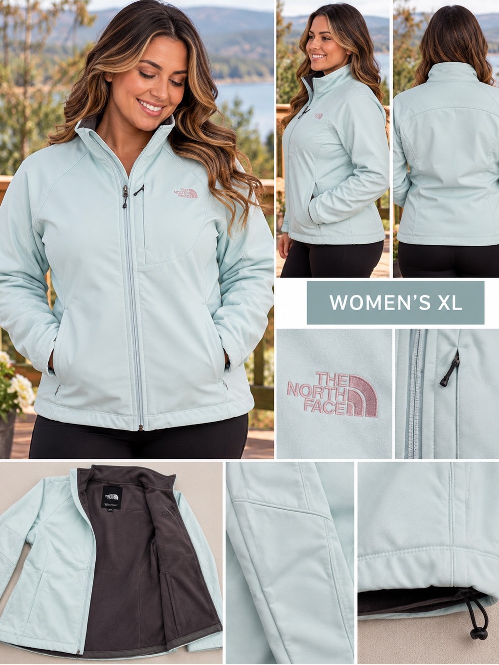 The North Face Women's XL  Utility Jacket - Light Mint